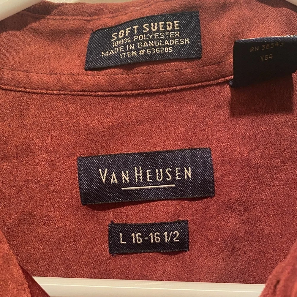Van Heusen Men's Terracotta Shirt Jacket